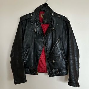 WindWard 40s Horsehide Biker Jacket